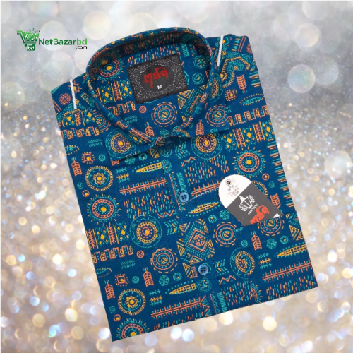 কটন প্রিন্ট হাফ শার্ট